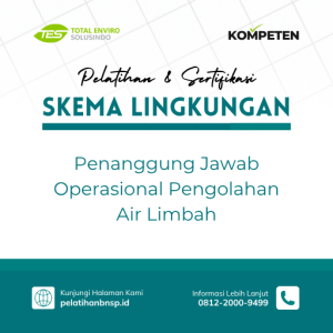 Penanggung Jawab Operasional Pengolahan Air Limbah